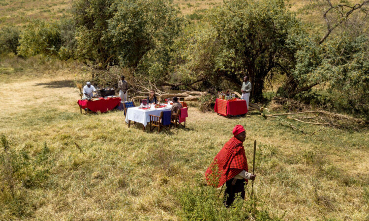 Bush Breakfast in Ngorongoro