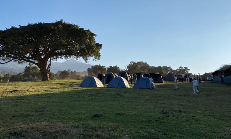 Camp sites in Ngorongoro Conservation Area